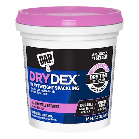 Drydex Heavyweight Spackling DAP Drydex Ready to Use Pink Spackling Compound 16 fl. oz. 7079812348